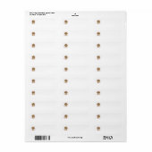 Cavachon Puppy Eerste Kerstmis Etiket (Full Sheet)