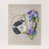 Cavachon Puppy in mandpuzzel Legpuzzel (Verticaal)