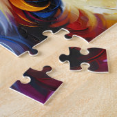 Cavachon puzzel: Sable en Witte Cavalier Bichon Legpuzzel (Zijkant)