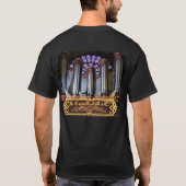 Cavailable-Coll pijporgel van Notre-Dame, Parijs T-shirt (Achterkant)