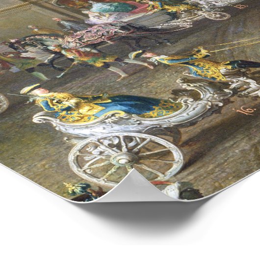 Cavalcade op de Winterschool Poster (Hoek)