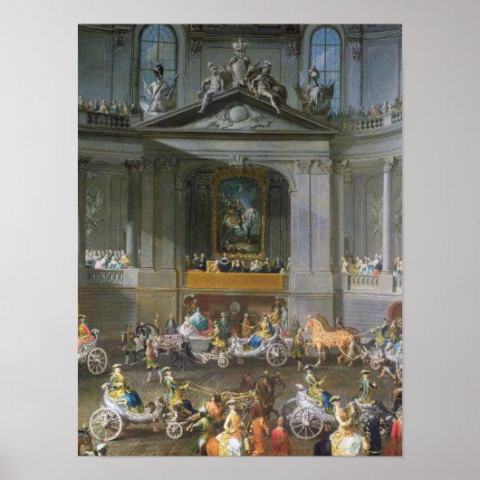 Cavalcade op de Winterschool Poster (Voorkant)