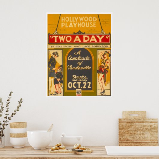 CavalcadeVaudeville1938 WPA Poster (Keuken)