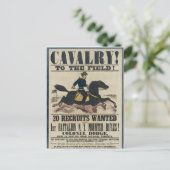 Cavalerie! Briefkaart (Staand voorkant)