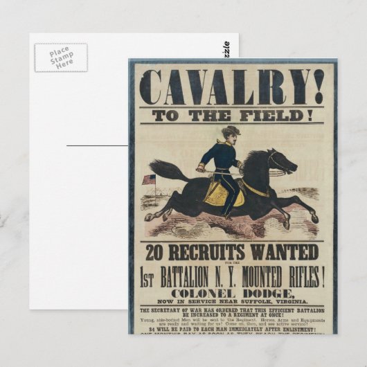 Cavalerie! Briefkaart (Voorkant / Achterkant)