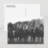 Cavalerie burgeroorlog briefkaart (Voorkant / Achterkant)