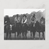 Cavalerie burgeroorlog briefkaart (Voorkant)