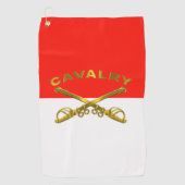 Cavalerie CAV Golfhanddoek (Voorkant)