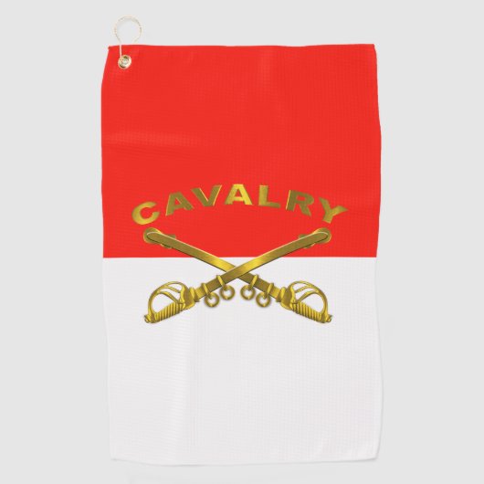 Cavalerie CAV Golfhanddoek (Voorkant)