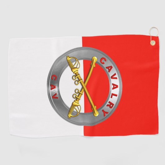 Cavalerie CAV Golfhanddoek (Horizontaal)