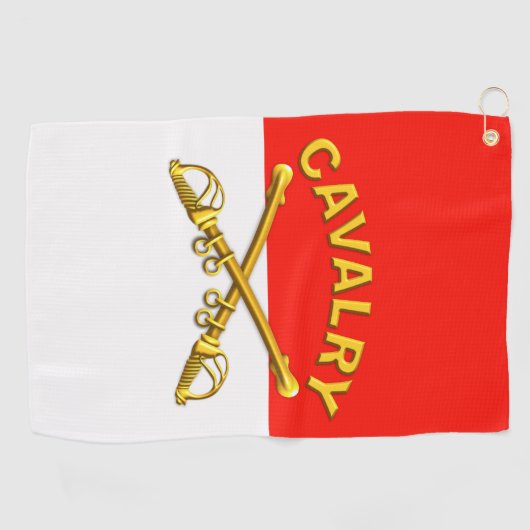 Cavalerie CAV Golfhanddoek (Horizontaal)