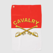 Cavalerie CAV Golfhanddoek (Voorkant)