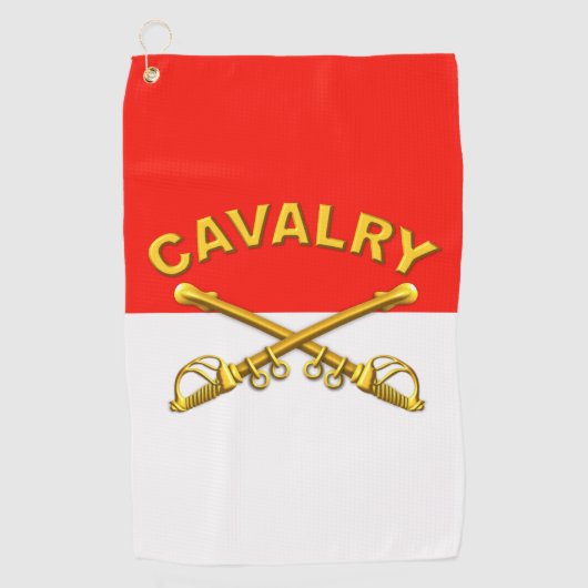 Cavalerie CAV Golfhanddoek (Voorkant)
