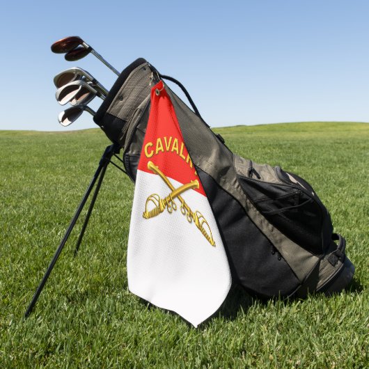 Cavalerie CAV Golfhanddoek (Groen)