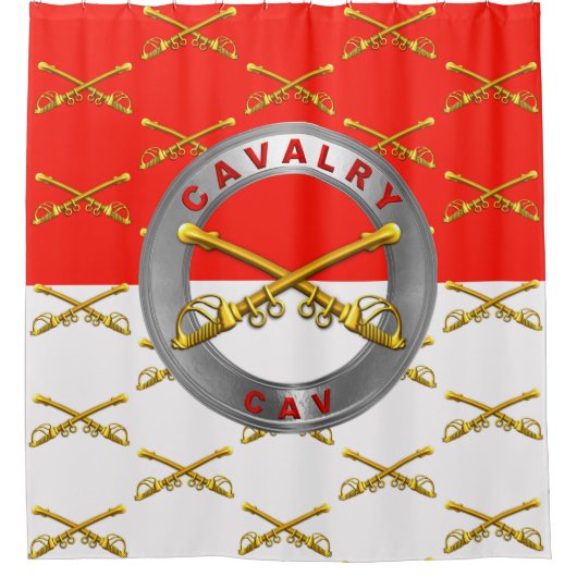 Cavalerie Douchegordijn (Voorkant)