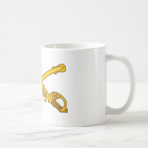 Cavalerie kruiste sabers koffiemok