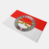 Cavalerie Legerveteraan Deurmat (Schuin)