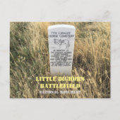Cavalerie paarden begrafenis marker, Little Bighor Briefkaart (Voorkant)