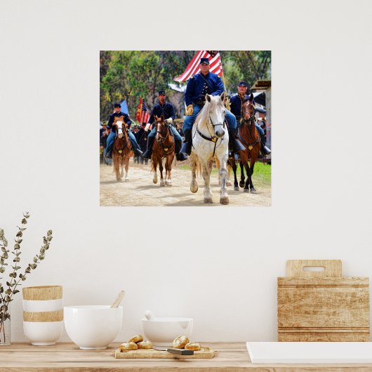 Cavalerie-Poster van de Unie Poster (Keuken)