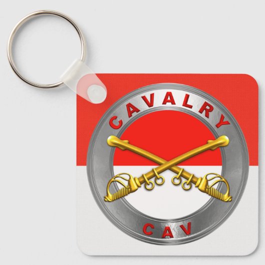 Cavalerie Sleutelhanger (Voorkant)