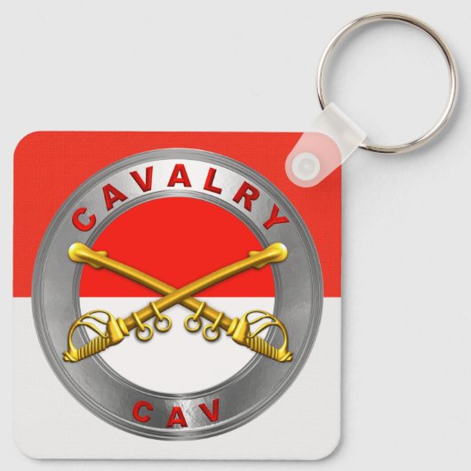 Cavalerie Sleutelhanger (Achterkant)