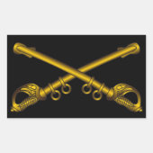 Cavalerie stak Sabres Stickers over (Voorkant)