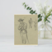 Cavaleristen Briefkaart (Staand voorkant)