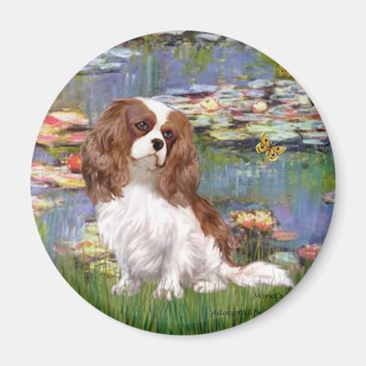 Cavalier 2 (bl) - Lilies 2 Magneet (Voorkant)