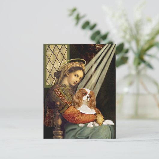 Cavalier 2 (Bl) - Madonna Briefkaart (Staand voorkant)