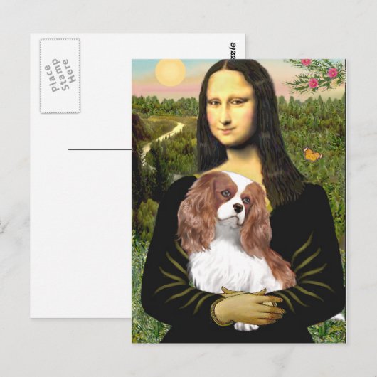 Cavalier 2 (Bl) - Mona Lisa Briefkaart (Voorkant / Achterkant)