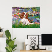 Cavalier 2 (Blenheim) - Waterlelies 2 Poster (Thuiskantoor)