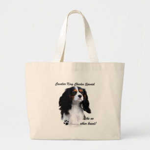 Cavalier als geen ander ras grote tote bag
