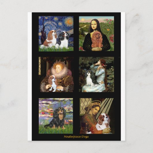 Cavalier Beroemd kunstmeesterwerk Composiet (V) Briefkaart (Voorkant)
