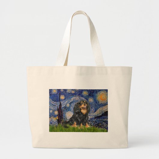 Cavalier (BT) - Sterrennacht Grote Tote Bag (Voorkant)