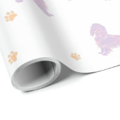 Cavalier-cadeauspapier – Minimaal lavendelcadeau Cadeaupapier (Rol Hoek)