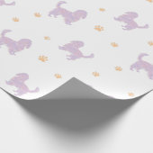 Cavalier-cadeauspapier – Minimaal lavendelcadeau Cadeaupapier (Hoek)