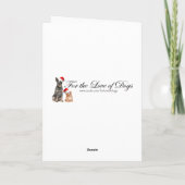 Cavalier Christmas Kaart (Achterkant)