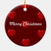 Cavalier Christmas Keramisch Ornament (Achterkant)