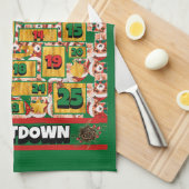 Cavalier Countdown Kerstmis Adventkalender Hond Theedoek (Quarter Fold)