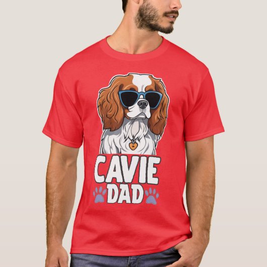 Cavalier Dad Classy1 girl T-shirt (Voorkant)