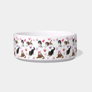 Cavalier Dog Bowl, valentijn en liefde Voerbakje