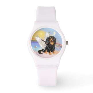 Cavalier Engel (zwart/lichtbruin)-(R) Horloge
