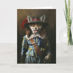 Cavalier Fox Greetings Kaart