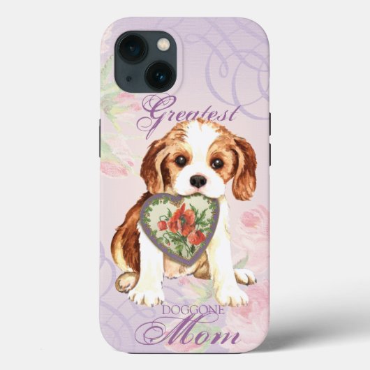 Cavalier Heart mama Case-Mate iPhone Case (Achterkant)