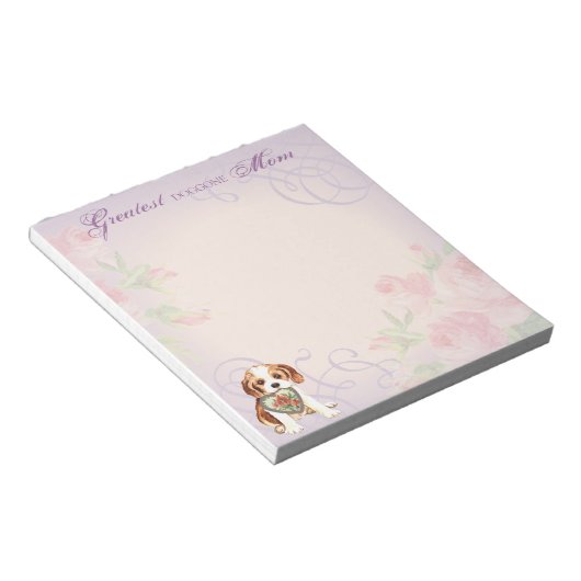 Cavalier Heart mama Notitieblok (Schuin)