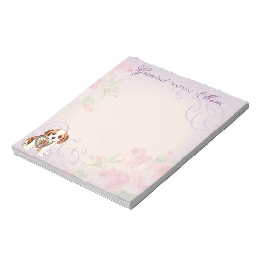 Cavalier Heart mama Notitieblok (Linkerzijde)