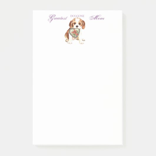 Cavalier Heart mama Post-it® Notes (Voorkant)
