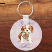 Cavalier Heart mama Sleutelhanger (Voorkant)