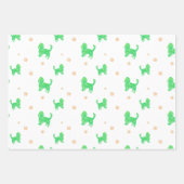 Cavalier Inpakpapier – Minimaal Groen Cadeau Vel (Voorkant)