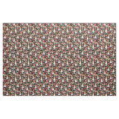 cavalier kc spaniel blenheim  bloemkolen stof (Fat Quarter)